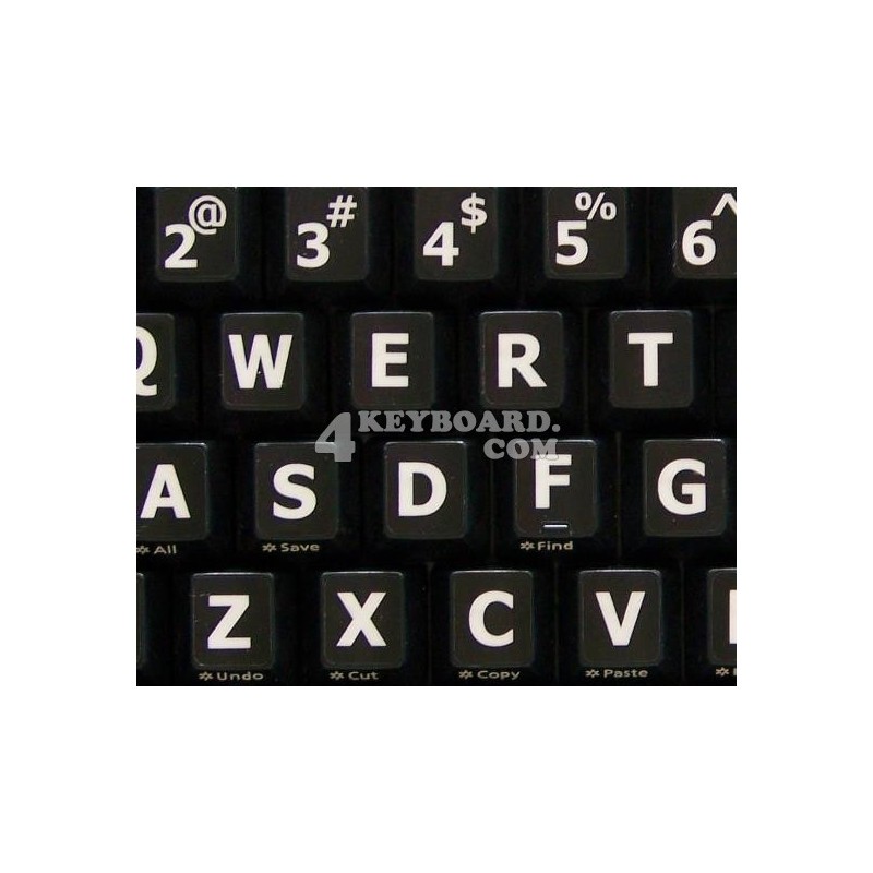 English US Large Lettering Upper case keyboard stickers English US Large Lettering Upper case keyboard stickers