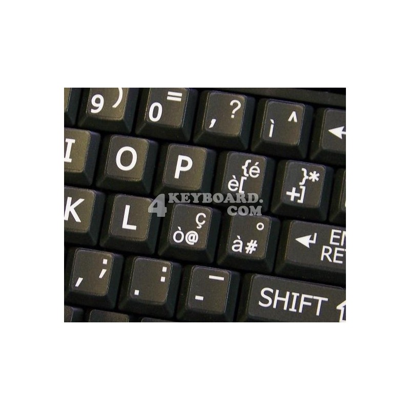 Italian Large Lettering keyboard stickers Italian Large Lettering keyboard stickers