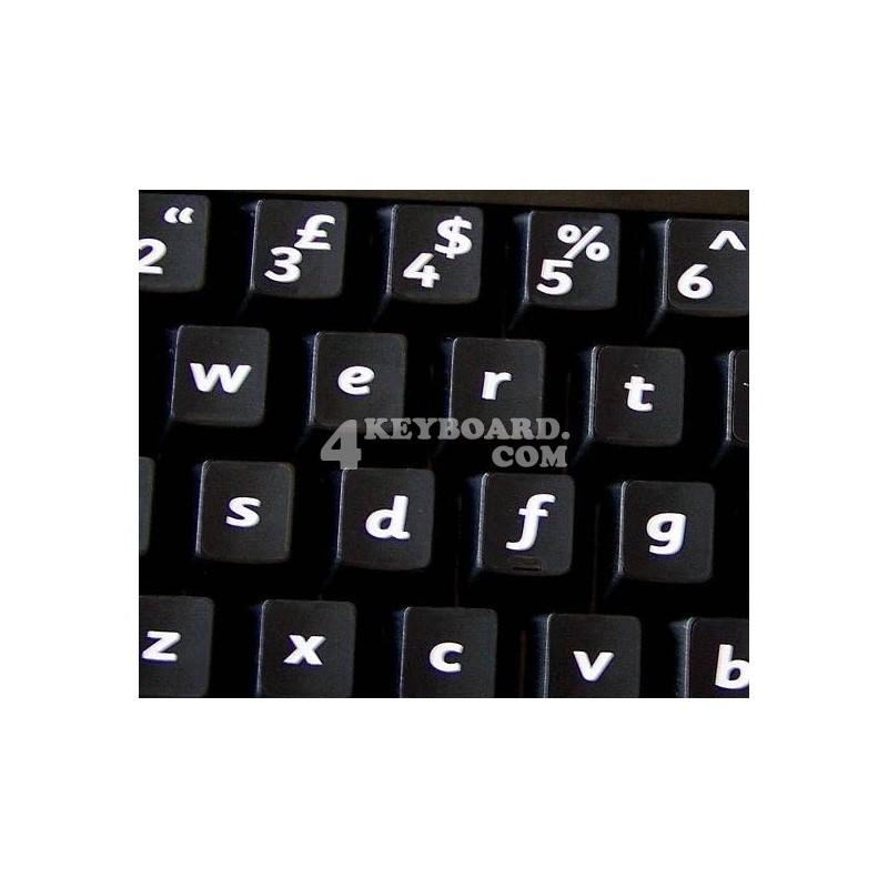 English UK (Sassoon) non transparent keyboard stickers English UK (Sassoon) non transparent keyboard stickers