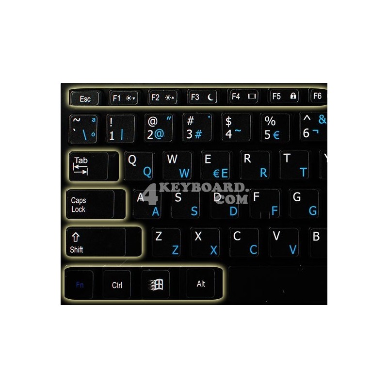 Function keys for laptop non-transparent keyboard sticker Function keys for laptop non-transparent keyboard sticker