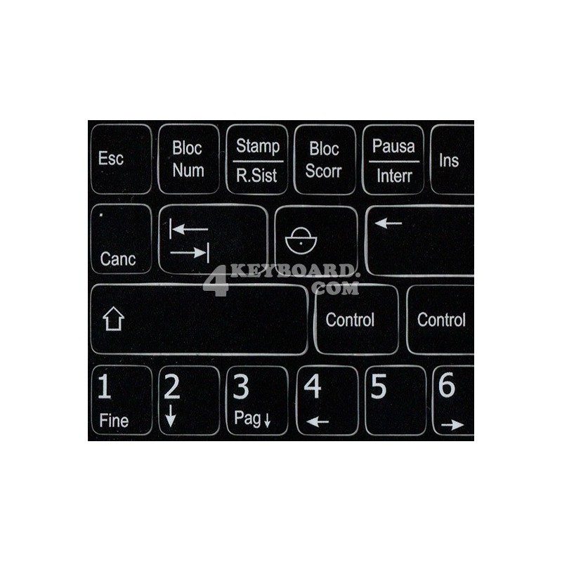 Function keys Italian language non-transparent keyboard sticker Function keys Italian language non-transparent keyboard sticker