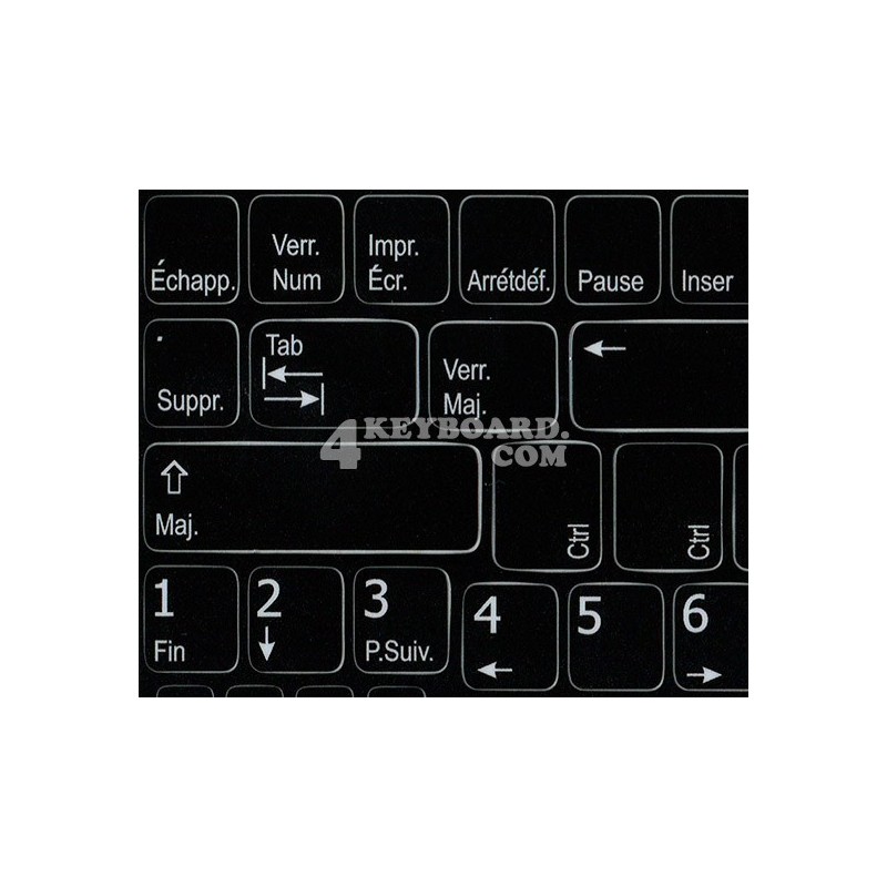 Function keys French language non-transparent keyboard sticker Function keys French language non-transparent keyboard sticker