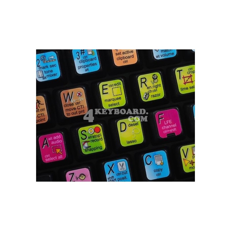 Adobe Audition keyboard sticker Adobe Audition keyboard sticker