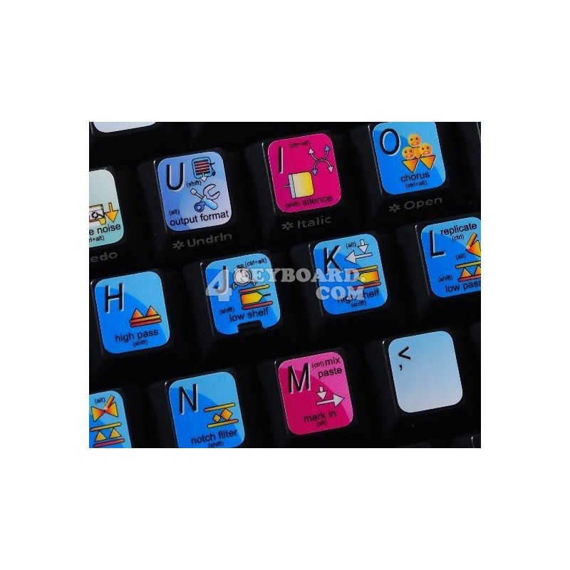 Audio Editor Gold keyboard sticker Audio Editor Gold keyboard sticker