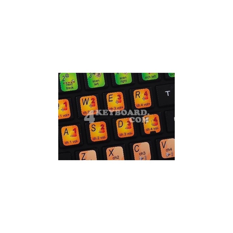 DJ-1800 keyboard sticker DJ-1800 keyboard sticker