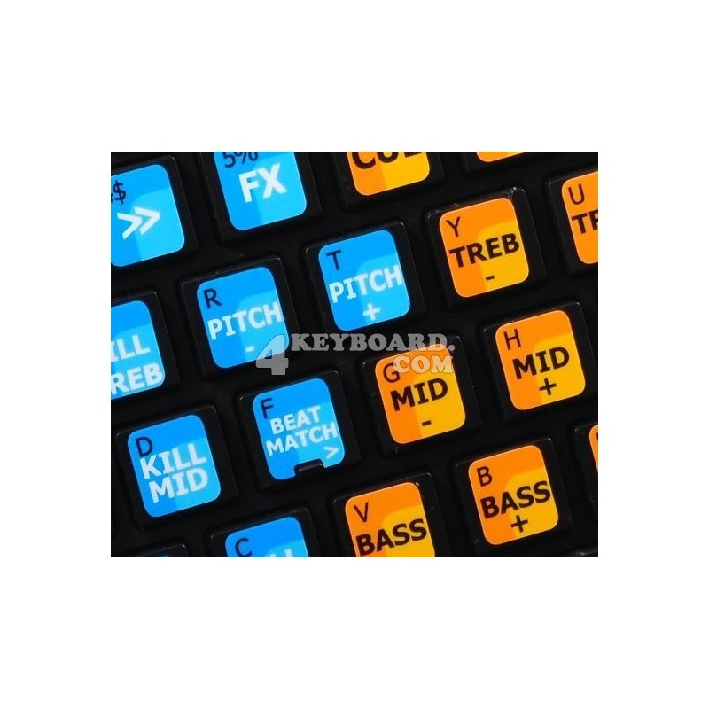 MIXVIBES DVS PRO keyboard sticker MIXVIBES DVS PRO keyboard sticker