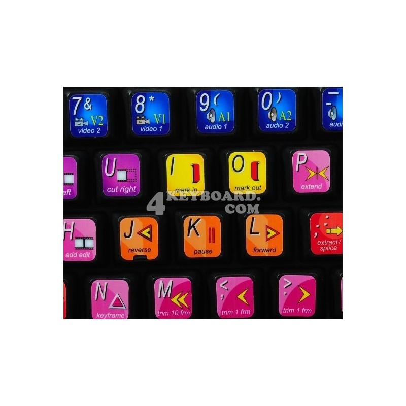 Avid Xpress / Media Composer keyboard sticker Avid Xpress / Media Composer keyboard sticker