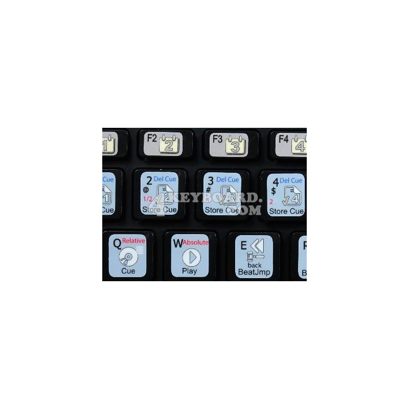 TRAKTOR SCRATCH PRO keyboard sticker TRAKTOR SCRATCH PRO keyboard sticker