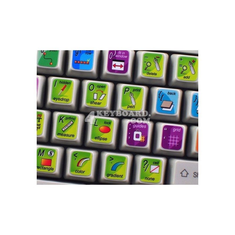 INDESIGN keyboard sticker INDESIGN keyboard sticker