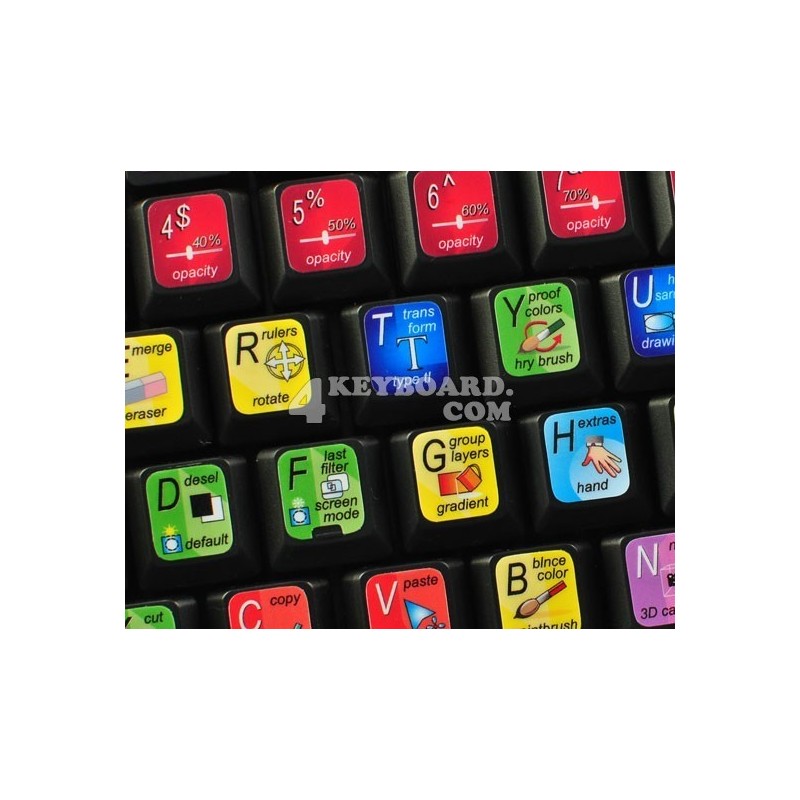 PHOTOSHOP keyboard sticker PHOTOSHOP keyboard sticker