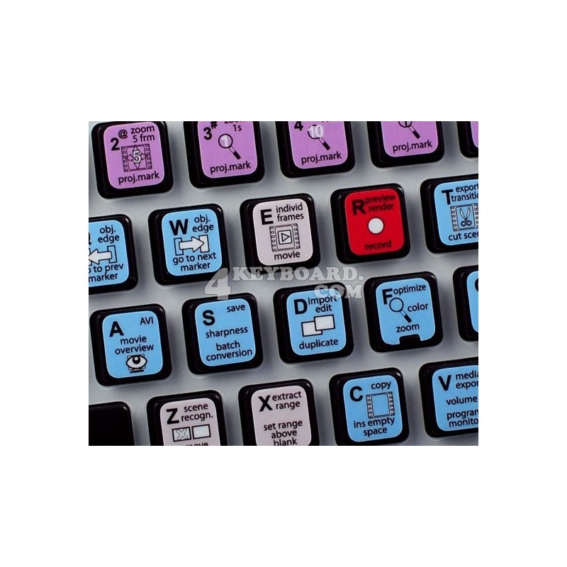Video Pro X keyboard sticker Video Pro X keyboard sticker