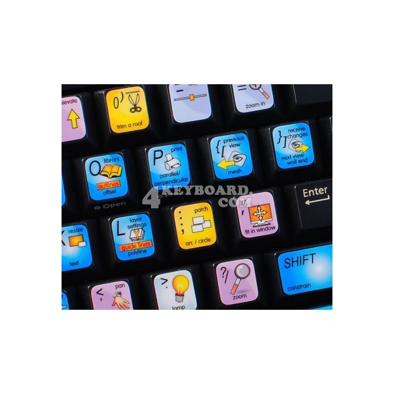 ARCHICAD keyboard sticker ARCHICAD keyboard sticker