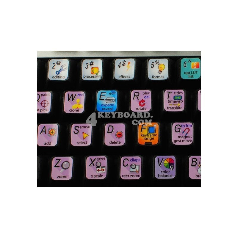 Autodesk Flame keyboard sticker Autodesk Flame keyboard sticker