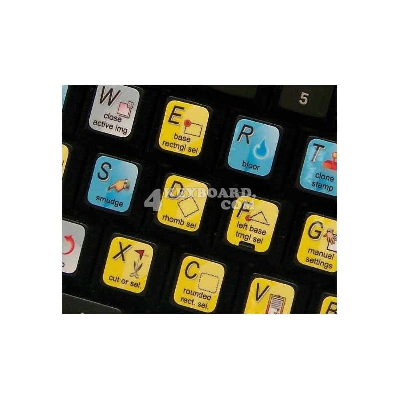 PhotoFiltre keyboard sticker PhotoFiltre keyboard sticker