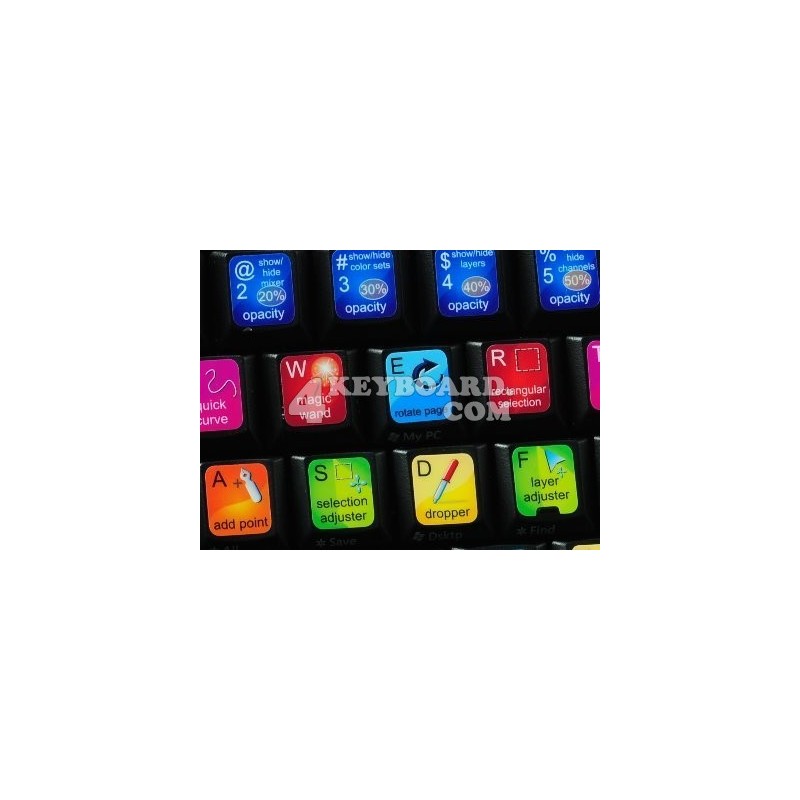 Corel Painter keyboard sticker Corel Painter keyboard sticker