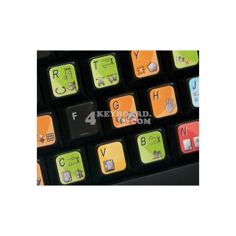 CorelDRAW keyboard sticker CorelDRAW keyboard sticker