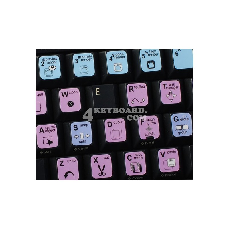 MoviePlus keyboard sticker MoviePlus keyboard sticker