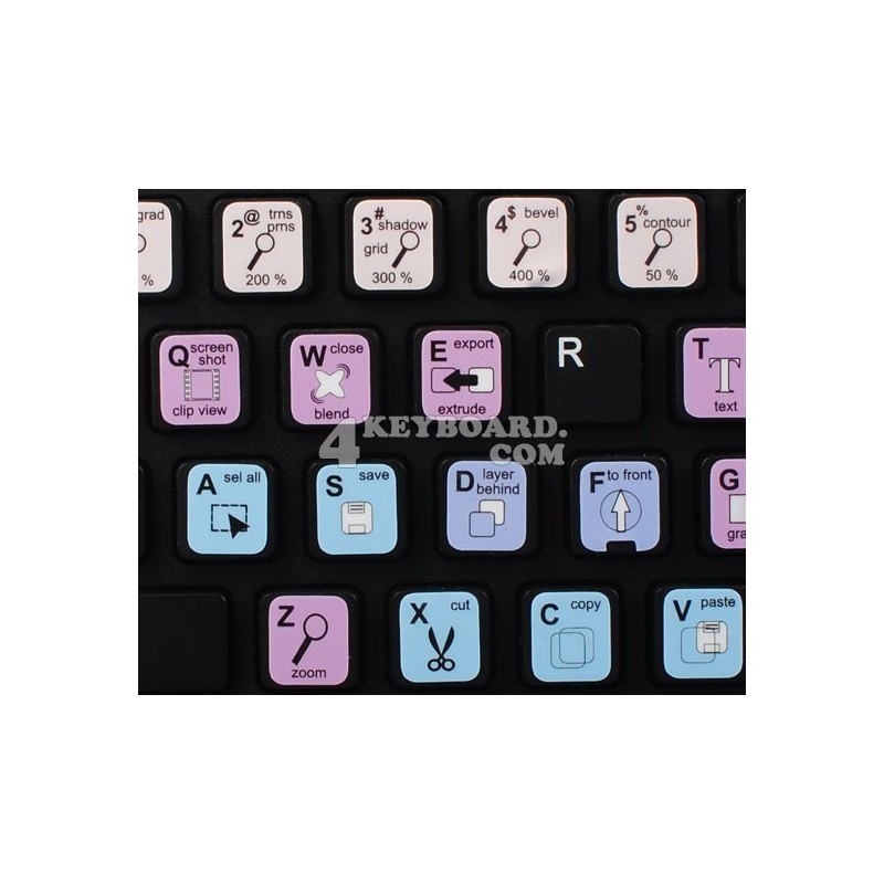 Xara Designer Pro keyboard sticker Xara Designer Pro keyboard sticker