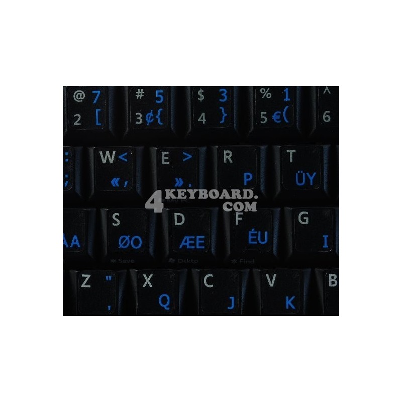 Programmer Dvorak transparent keyboard stickers Programmer Dvorak transparent keyboard stickers