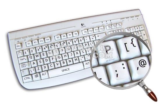 Large Lettering Keyboard sticker