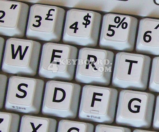 Large Lettering Keyboard sticker