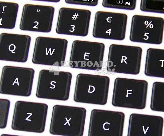 Mac Danish keyboard stickers