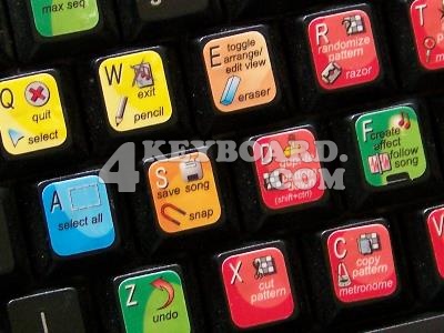 Propellerhead Reason keyboard stickers
