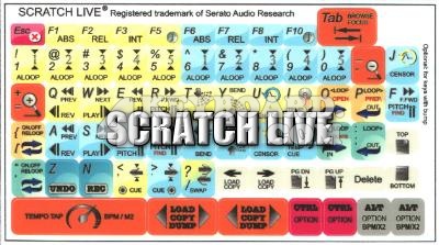 Click to enlarge Serato Scratch Live keyboard stickers
