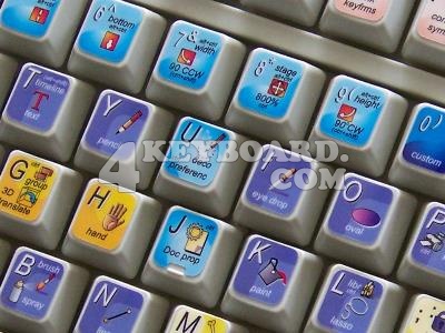 Adobe Flash keyboard stickers