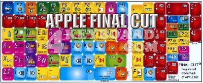 Click to enlarge Final Cut keyboard stickers