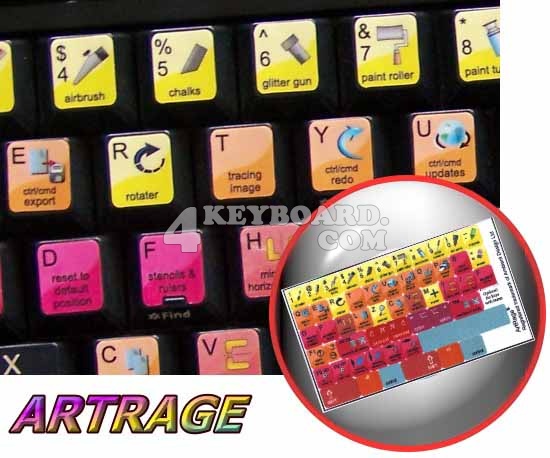 Ambient Design ArtRage keyboard stickers Ambient Design ArtRage keyboard stickers