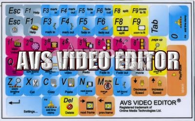 Click to enlarge AVS Video Editor keyboard stickers