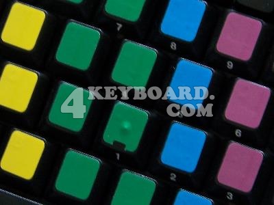 Blank Colored keyboard stickers