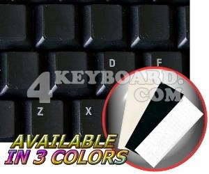 Blank keyboard stickers