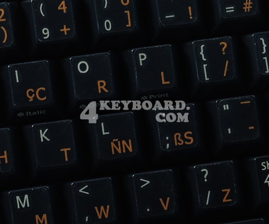 Programmer Dvorak keyboard stickers