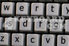 English LARGE LETTERING Keyboard Stickers (Lower case)