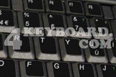 English UK keyboard non-transparent sticker with additional key