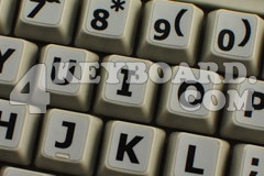 English LARGE LETTERING Keyboard Stickers (Upper case)