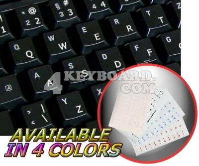 English US keyboard stickers