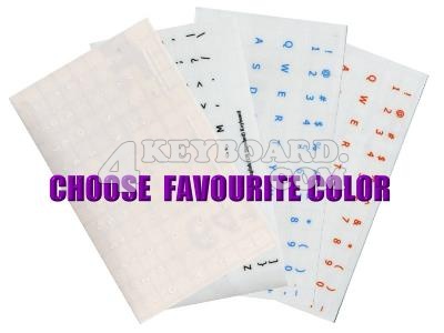 Click to enlarge English US keyboard sticker