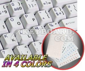 English US transparent keyboard sticker