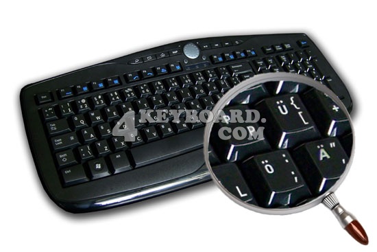 English US keyboard stickers
