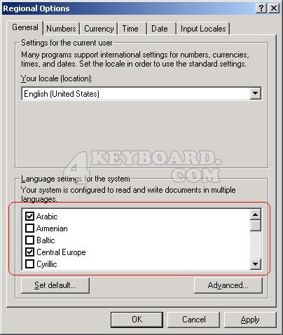 General Tab