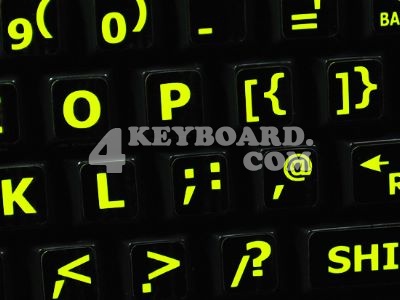 Laptop Computer Keyboard Stickers on English Uk Glowing Fluorescent Keyboard Stickers Are Vibrant  Bright