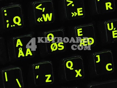Programmer Dvorak English US Glowing sticker