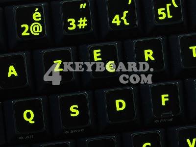 French Belgian Glowing sticker