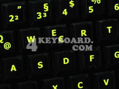 German Glowing sticker