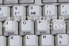 French AZERTY non-transparent keyboard sticker
