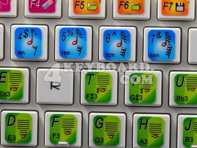 Harmony Assistant keyboard stickers