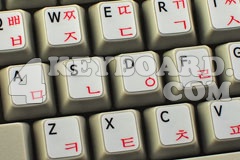 English-Korean keyboard sticker